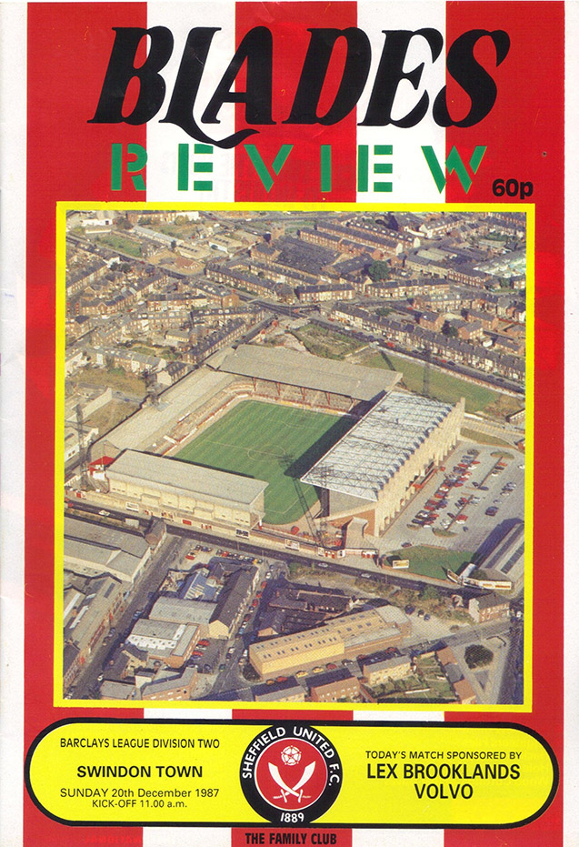 <b>Sunday, December 20, 1987</b><br />vs. Sheffield United (Away)